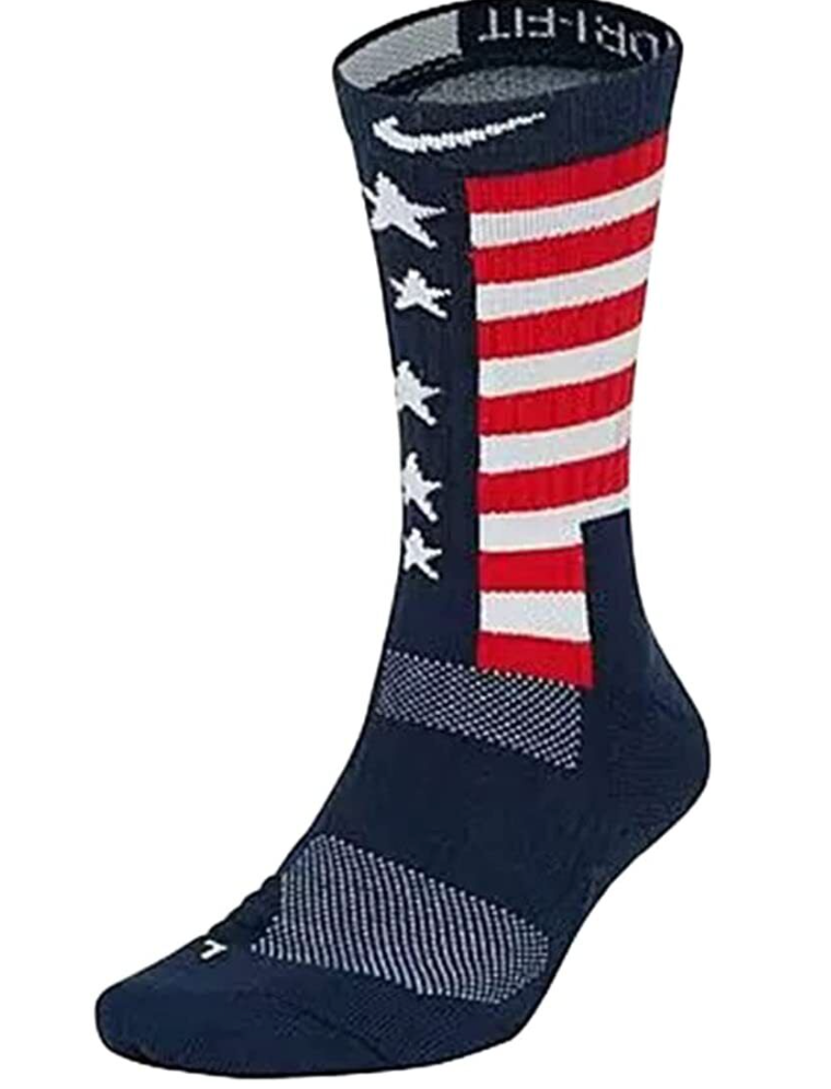 nike elite 1.5 4th of july crew socks